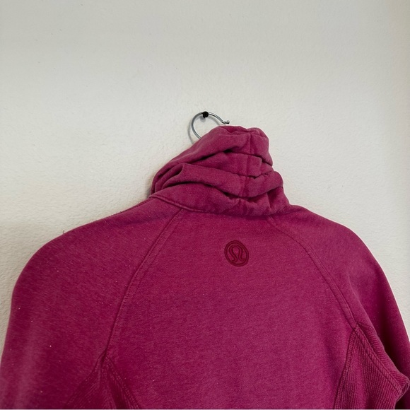 Lululemon Cuddle Up Full Zip Jacket Sparkly Pink Size 2 Women’s Side Pockets - Picture 10 of 14